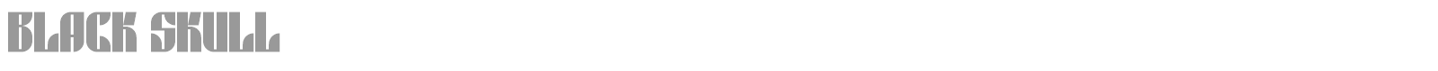 Black Skull font preview